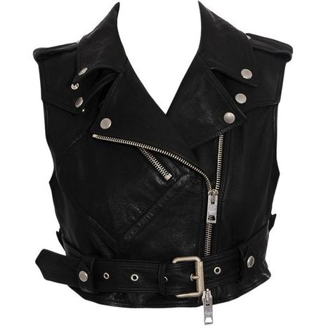 Burberry Prorsum Leather Biker Vest ($775) ❤ liked on Polyvore featuring outerwear, vests, jackets, tops, women, crop vest, biker vests, fitted leather vest, genuine leather vest and leather vests Fitted Vest, Leather Biker Vest, Black Waistcoat, Leather Waistcoat, Black Leather Vest, Rocker Girl, Biker Vest, Vest Waistcoat, Burberry Prorsum