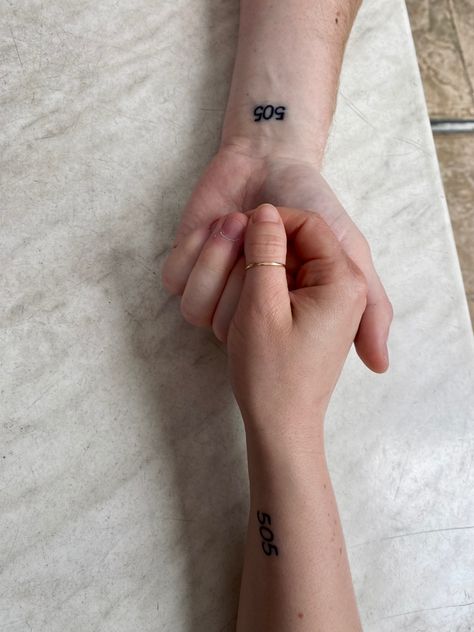 505 Tattoo Arctic Monkeys, 505 Tattoo, Monkeys Tattoo, Arctic Monkeys Tattoo, 505 Arctic Monkeys, Matching Tats, Monkey Tattoos, Tattoo People, Matching Couple Tattoos