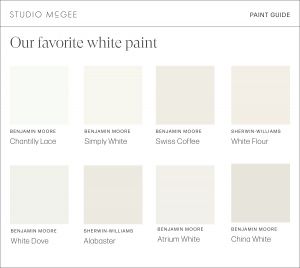 Home Hardware Beauti Tone Paint Colors White, Studio Mcgee White Paint, Cool Off White Paint Colors, Studio Mcgee Beige Paint Colors, French Macaroon Paint Color, Almost White Paint Colors, West Highland White Paint, Studio Mcgee White Paint Colors, Studio Mcgee Color Palette