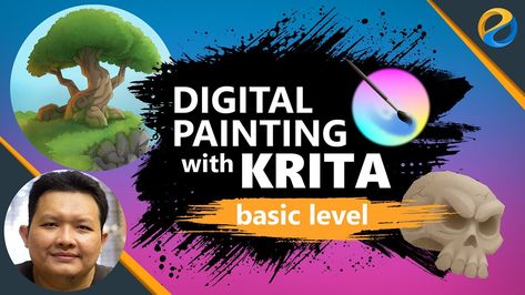 Digital Art Tutorial Photoshop, Krita Tutorial, Basic Sketching, Illustrator Inspiration, Art Advice, Design Sketchbook, Open Source Projects, Painting Courses, Life Hacks Computer