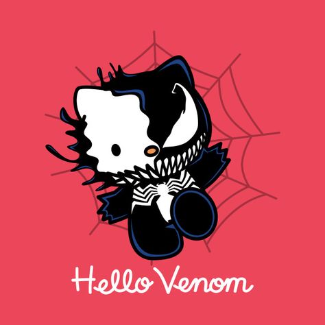 Hello Venom by BoggsNicolas Sticker Tattoo, Tattoo Trend, Venom, Your Skin, That Look, Hello Kitty, Kitty, Tattoos, Skin