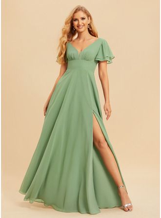 Neckline Embellishment, Dresses Silhouette, Elegant Evening Dresses Long, Short Sleeve Bridesmaid Dress, Empire Waist Bridesmaid Dresses, Princess Bridesmaid Dress, One Shoulder Bridesmaid Dresses, Sleeveless Bridesmaid Dresses, Floor Length Chiffon Bridesmaid Dresses