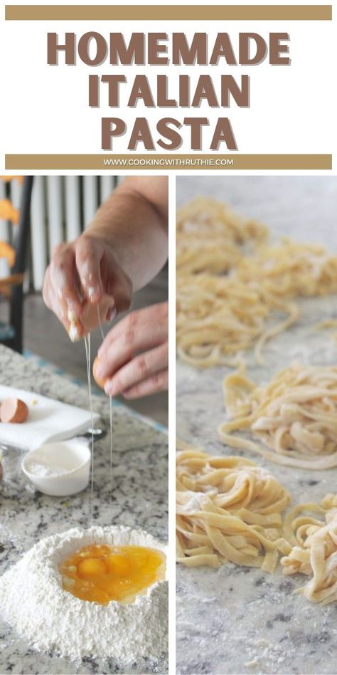 Unleash your inner pasta chef with our Homemade Italian Pasta Noodles Recipe! Learn the art of making perfect pasta from scratch with simple ingredients. Elevate your meals with the authentic taste and texture of homemade pasta. 🍝🇮🇹 #HomemadePasta #ItalianCooking #PastaLover #homemadepasta || cookingwithruthie.com Homemade Pasta Noodles Recipe, How To Make Authentic Italian Pasta, How To Make Healthy Pasta Noodles, Fresh Made Pasta, Fresh Homemade Pasta, Best Homemade Noodles, Homemade Pasta Easy Recipe, Homemade Pasta Healthy, Easy Homemade Pasta Noodles Without Machine