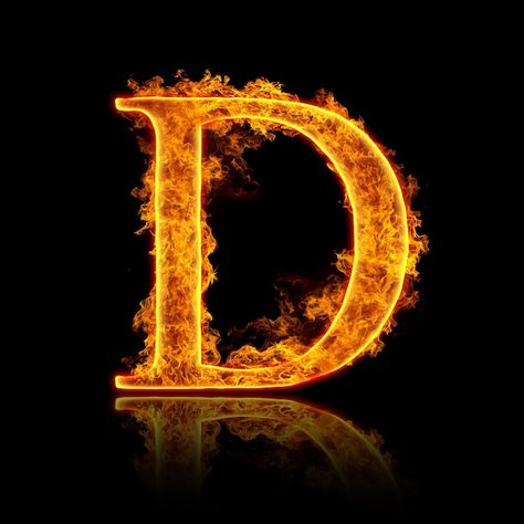 Fire Alphabet, D Letter Design, D Letter Images, Templates Background, Fire Font, Alphabet Letters Images, Dj Logo, Alphabet Photos, Photo Letters