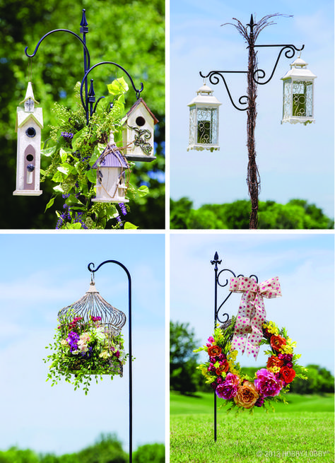 Hang your bird feeder or homemade wreath from a shepherd's hook for a welcoming outdoor display! Available for a short time in our Seasonal Department. Cemetary Decorations, Bird Feeder Hangers, Homemade Wreath, Grave Flowers, Homemade Wreaths, Cemetery Decorations, Grave Decorations, Diy Bird Feeder, Cemetery Flowers