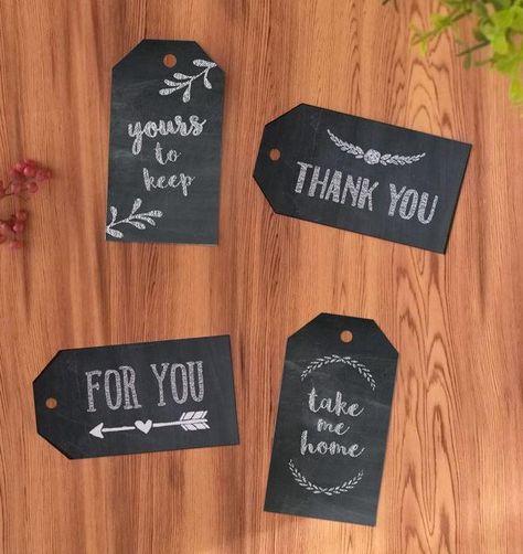 Chalkboard Printable Gift Tags | FaveCrafts.com Free Printable Favor Tags, Free Chalkboard Printables, Chalkboard Gift Tags, Cute Gift Wrapping Ideas, Homemade Goods, Gifts Homemade, Favour Tags, Chalkboard Printables, Printable Gift Tags