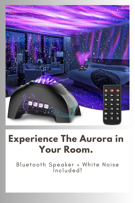 CIMELR Northern Lights Aurora Projector,Star Projector Music Bluetooth Speaker and White Noise, Galaxy Light with Remote Control,Night Light Projector for Home Decor Bedroom/Ceiling（Black） Aurora Projector, Aurora Lights, Galaxy Light, Galaxy Lights, Light Projector, Night Light Projector, Star Projector, Bedroom Ceiling, White Noise