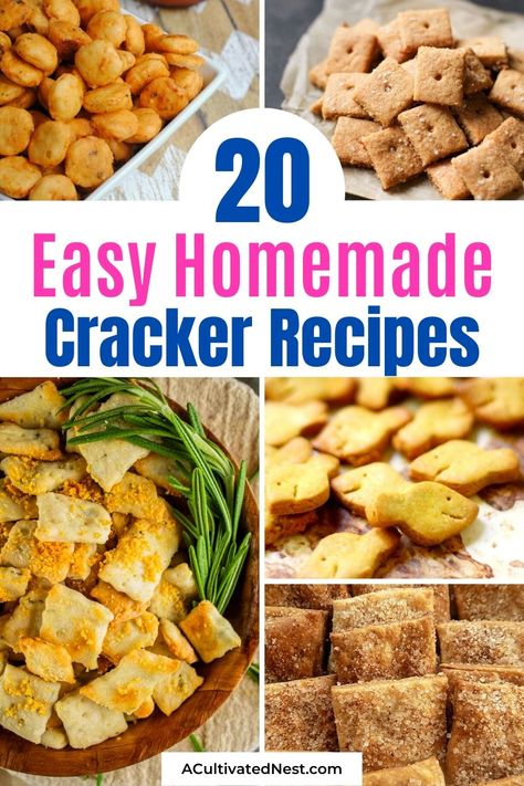 Easy Homemade Savory Snacks, Diy Triscuits, Beer Crackers Recipe, Homemade Pretzel Crackers, Homemade Triscuit Recipes, Cheesit Crackers, Onion Crackers Recipe, Mini Crackers Recipe, Homemade Crackers Easy