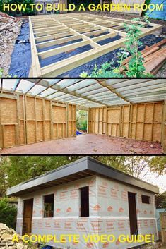 Garden Buildings Cabins, Garden Office Ideas, Garden Office Shed, Build A Garden, Garden Room Ideas, Room Work, Garden Cabins, Summer House Garden, Building Community