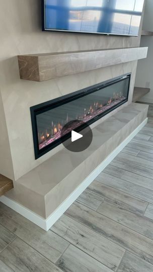 Facebook Tv Fireplace, Fire Wall, Fireplace Tv Wall, Accent Wall Designs, Bedroom Fireplace, Wall Designs, Home Fireplace, Media Wall, Fireplace Wall