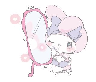 Sanario Gif, Gif Kawaii, Star Gif, Gif Png, My Melody Wallpaper, Music Stickers, Hello Kitty My Melody, Anime Wall Art, Line Sticker