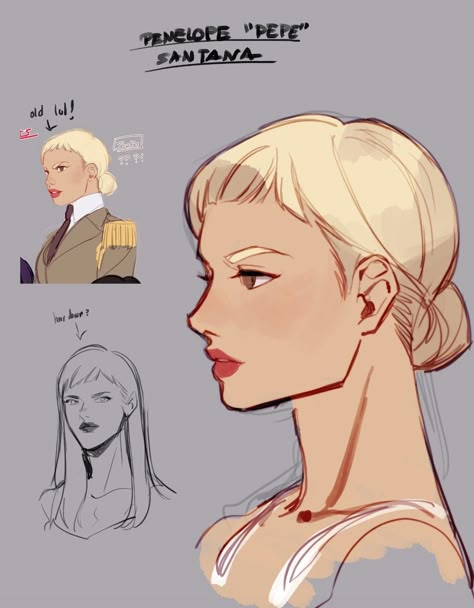 Older And Younger Self Drawing, How To Make A Character Look Older, Middle Aged Woman Character Design, Old Woman Character Design, Learn To Sketch, Digital Painting Techniques, Style Character, Cartoon Painting, Undertale Drawings