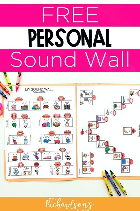 Make learning phonics fun and engaging in your classroom with this personal sound wall! Designed specifically for kindergarten, 1st grade, and 2nd grade students, this personal sound wall allows your students to better master phonics skills. Add this FREE resource to your writing, phonics activities, and individual reading time. Learn more and get your free sound wall here! Phonics Wall, Phonemic Awareness Kindergarten, Phonics Learning, Improve Reading Skills, Long Vowel Words, Free Sound, Learning Phonics, Sound Wall, Phonics Rules