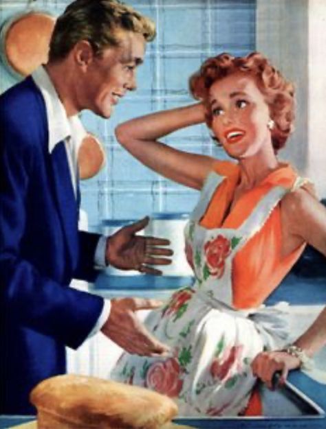 50s Housewife Aesthetic, 1950s Aesthetic, 50s Housewife, 1950s Housewife, Nuclear Family, Vintage Housewife, Retro Housewife, Pin Up Art, Vintage Pinup