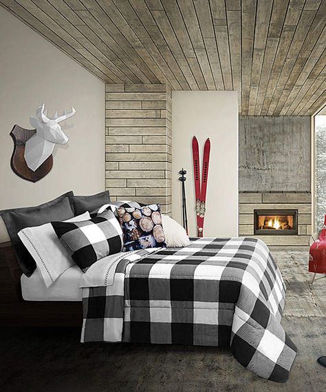 Black Buffalo Plaid Comforter Set Plaid Comforter, Queen Size Comforter Sets, Plaid Bedding, Queen Size Comforter, Luxurious Bed, Comforter Bedding Sets, Christmas Bedroom, Bed Linens, Queen Comforter