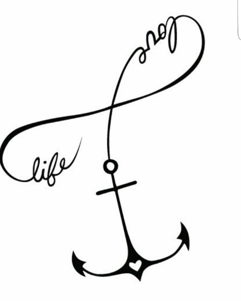 Love Life Tattoo, Rare Tattoos, Tattoo Painting, Country Tattoos, Anker Tattoo, Racing Quotes, Tattoos With Kids Names, Anchor Tattoos, Inspiration Tattoos