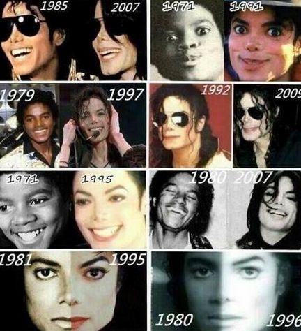 Michael Jackson through the years. To all the haters he wasn't a freak he had vitiligo which killed the pigmentation of his skin and grew old like everyone else Michael Jackson Neverland, Michael Jackson Quotes, Michael Jackson Wallpaper, Michael Jackson Art, Joseph Jackson, King Of Pop, Michael Jackson Pics, Jackson 5, King Of Music