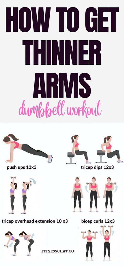 Banish flabby arms and arm fat with this killer arm workout routine for women.Tone flabby arms with these 5 exercises that will sculpt your arms fast! Lower Arm Workout, Workouts For Thinner Arms, Exercise For Thinner Arms, Workouts For Arms At Home, Lazy Arm Workout, How To Get Thinner Arms, Thinner Arms Workout, Underarm Flab Workout, Under Arm Fat Workout