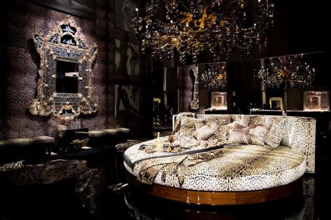 Credit: Dolce & Gabbana Goth Bedroom, Classic Italian Style, Luxe Home, Luxury Textiles, Rustic Materials, Chic Interior, Creative Furniture, Luxury House Designs, Contemporary Interior Design