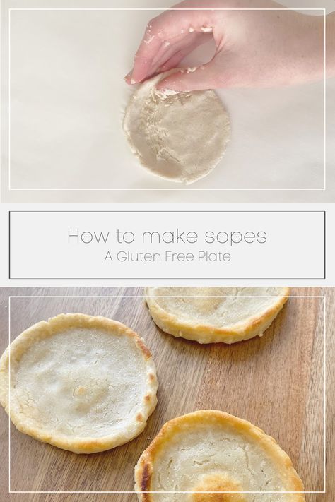 Sope Recipe, How To Make Sopes, Mexican Sopes, Sopes Recipe, Homemade Mexican, Gluten Free Lunch, Stuffed Shells Recipe, Delicious Gluten Free Recipes, Gluten Free Recipes For Dinner