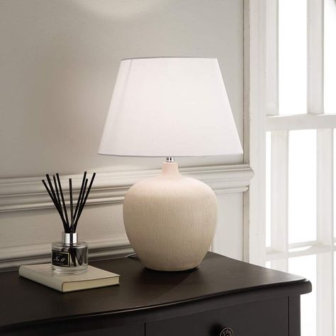 K LIVING Table Lamp Pink Glazed Ceramic Base and White Fabric Coated Shade #consolestyling #tabledecor #ceramiclamp #homedesign #homeinspo #interiordesign #halldecor #bedroomdecor #livingroomdecor #neutralhome https://amzn.to/3tCcHIZ (Amazon Associate Link) Lamp Pink, Console Styling, Blue Lilac, Polycotton Fabric, Hall Decor, Fabric Lampshade, Ceramic Table Lamp, Pink Ceramic, Ceramic Base