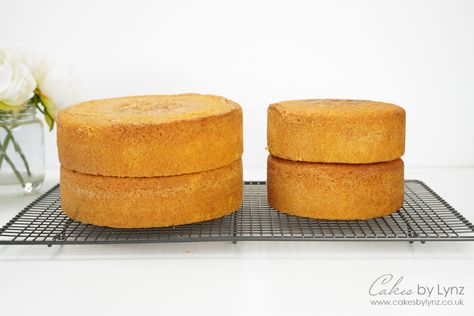 How to Convert Cake Recipes for Any Size Tin or Cake Pan - Cakes by Lynz Cake Serving Chart, Baking Pan Sizes, Cake Recipes Uk, Giant Cupcake Cakes, Cake Pan Sizes, Easy Cakes, Cake Recepies, Square Cake Pans, Tall Cakes