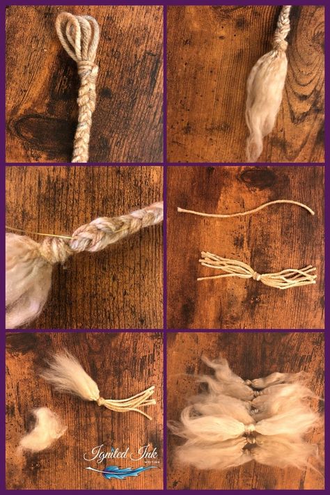 Werewolf Ears Diy, Tail Tutorial, Diy Wolf Tail, Diy Tail, Wolf Diy Costume, How To Make A Tail, How To Make A Wolf Mask, Therian Tail Diy, Diy Werewolf Costume