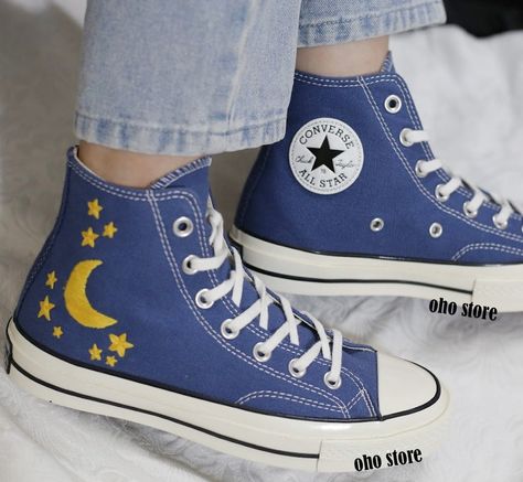 Grey high top converse