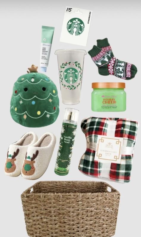 Christmas Gifts For Daughter, Gift Baskets Christmas, Gift Basket Christmas, Baskets Christmas, Gifts For Teenage Girls, Cute Christmas Ideas, Girly Christmas Gifts, Basket Christmas, Best Gift Baskets