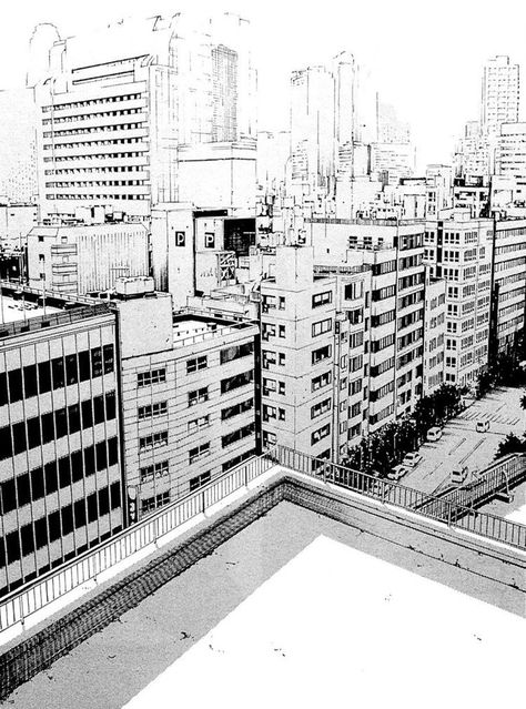 Manga Building Background, Manga Background Aesthetic, Manga Buildings, Manga Landscape, Manga Backgrounds, Urban Drawing, Manga Background, Cityscape Drawing, Art Buildings