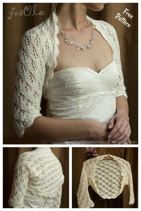 Matrimonio Bolero Wedding Shrug Free Knitting Pattern Free Bolero Knitting Pattern, Knit Wedding Gift, Bolero Knitting Pattern Free, Knit Shrug Pattern Free, Crochet Bolero Free Pattern For Women, Bolero Crochet Pattern Free, Knit Shrug Pattern, Knitting Shrug, Knit Bolero Pattern