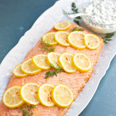 Dinner Party People, Dill Mustard Sauce, Cucumber Dill Sauce, Salmon With Dill, Dill Sauce For Salmon, Salmon Platter, Salmon Appetizer, Cucumber Sauce, Creamed Cucumbers