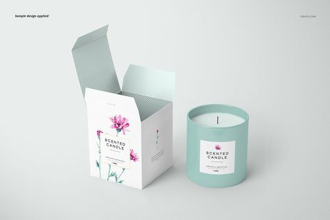 Candle Box Packaging, Candle Boxes, Candle Mockup, Printed Candles, Custom Candle, Candle Gift Box, Business Packaging, Candle Packaging, Candle Business