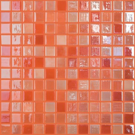 Quick Overview: Sophisticated and Stylish. Indulge yourself in the uncommon brilliance of this glass tile blend. These environmentally friendly glass tiles are made in Spain from 99% recycled glass. Perfect for your backyard oasis, as well as commercial and residential applications. Product Specifications: - Frost Proof - 1" x 1" Glass Tile Made from Recycled Glass - 12.5" x 12.5" Sheet / 144 Tiles - 4mm Thickness / Approx. 1/16" Grout Joint - Sheet backing: Mesh. Ready for Install - Impervious Orange Toilet, Glass Fire Pit, Ceramic Subway Tile, Best Floor Tiles, Bath Tiles, Porcelain Mosaic Tile, Marble Mosaic Tiles, Interior Floor, Porcelain Mosaic