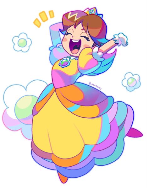 Harmonie Mario, Luigi And Daisy, Super Mario Princess, Mario Fan Art, Nintendo Princess, Princess Daisy, Daisy Art, Mario Nintendo, Nintendo Characters