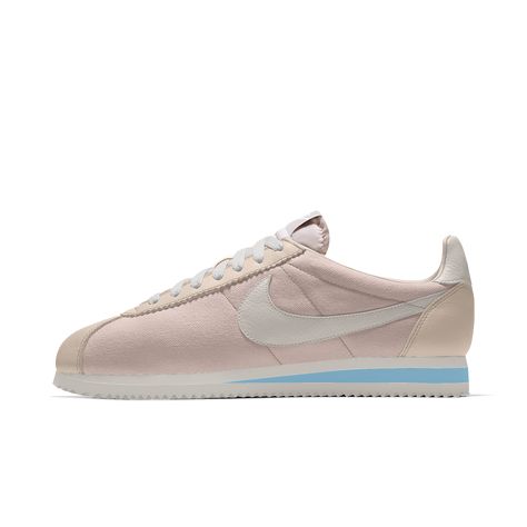 Nike Cortez Premium iD Women's Shoe Size 11.5 (Cream) Nike Cortez Women, Basketball Kit, Nike Gifts, Pretty Sneakers, Sports Items, Size 11 Women Shoes, Chic Sneakers, Streetwear Shoes, Sea Coral