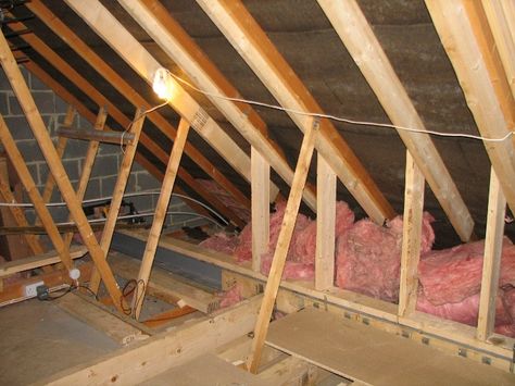 Attic Truss, Attic Decor, Garage Attic, Attic Office, Attic Renovation Ideas, Attic Doors, Attic Closet, Attic Window, Attic Playroom