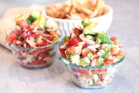 Our Favorite EASY Appetizer.. Vegan Ceviche | Well Your World Well Your World, Vegan Ceviche, Appetizer Vegan, Baked Tortilla Chips, Fancy Dishes, Whole Food Plant Based, Homemade Tortilla Chips, Ceviche Recipe, Homemade Tortillas