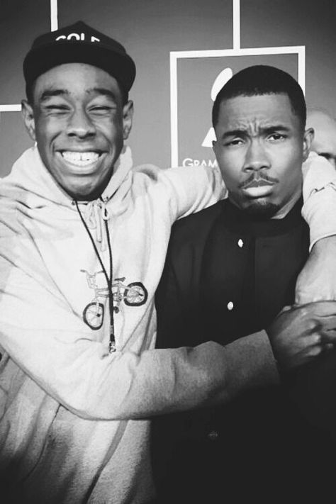 Tyler and frank Frank Ocean And Tyler, Tyler And Frank, Frank Ocean Tumblr, Tyler The Creator Frank Ocean, Frank Ocean Wallpaper, Best Duos, Friend Goals, Frank Ocean, Tyler The Creator