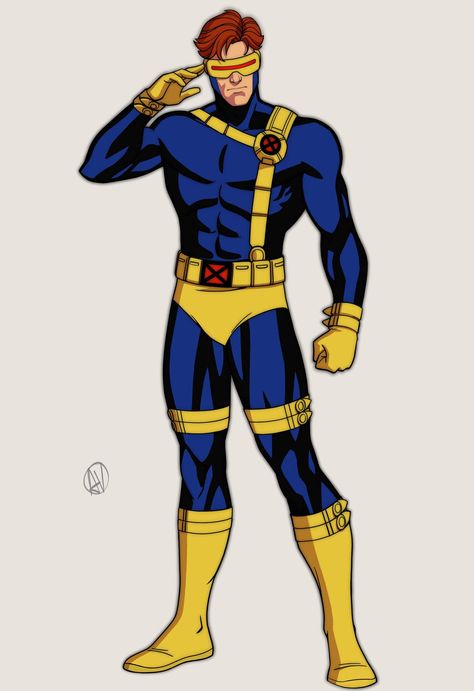 Cyclops X Men Concept Art, Xman Marvel, Cyclops X Men, Cyclops Marvel, Scott Summers, Xmen Art, Anime Inspiration, Marvel Animation, Red Giant