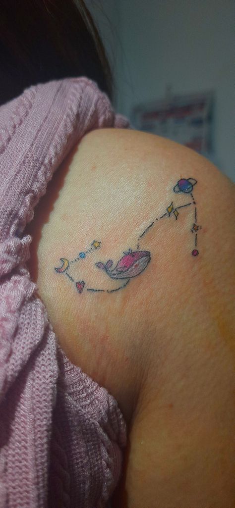 #tattoo #whalien #scorpio #microcosmos Cute Small Scorpio Tattoos, Scorpio Tattoos Minimalistic, Minimal Scorpio Tattoo, Delicate Scorpio Tattoo, Pisces X Scorpio Couple, Tiny Scorpio Sign Tattoo, Leo Zodiac Tattoos, Scorpio Zodiac Tattoos, Mum Tattoo