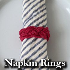 Napkin Rings Turks Head Knot, Nautical Favors, Nautical Wedding Inspiration, Nautical Wedding Favors, Wedding Knot, Sailor Bracelet, Monkey Fist Knot, Sailor Knot, Winter Wedding Bouquet