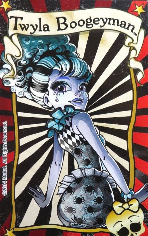 Monster High Poster Prints, Monster High Diary Illustrations, Monster High Box Art, Mh Twyla, Monster High Posters, Twyla Monster High Icon, Monster High Illustration, Monster High Aesthetic Wallpaper, Monster High Official Art