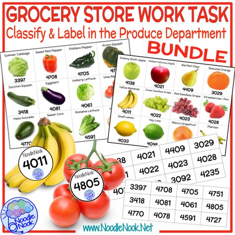 Independent Work Tasks, Vocational Tasks, Life Skills Curriculum, Vocational Skills, Algebra Activities, Life Skills Classroom, Bartlett Pears, Visual Recipes, Visual Reference