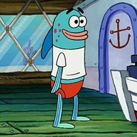 Harold Spongebob, Spongebob Characters, Spongebob Smug Face, Spongebob Fish Reaction, Spongebob Costume, Spongebob Memes Pictures Mood, Spongebob Chicken Meme, Spongebob Blue Fish Meme, Spongebob Pics