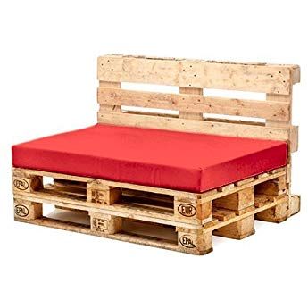 Pallet Furniture Cushions, Euro Pallet, Palette Furniture, Euro Pallets, Pallet Seating, Pallet Garden Furniture, House Wall Design, Garden Seat, Outdoor Wood Furniture