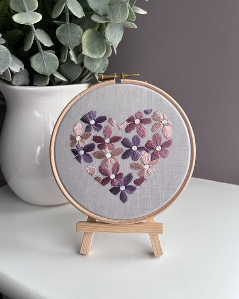 Close up… 🌸 . . . #closeup #flowers #heart #flowerheart #handembroidery #keepsake #wedding #newborn #anniversary #engagement #gift #giftideas Newborn Embroidery, Keepsake Wedding, Flowers Heart, March 7, Embroidery Hoop Art, Hoop Art, Flower Heart, Embroidery Hoop, Hand Embroidery