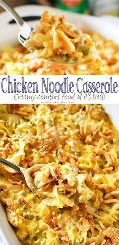 Amazing Chicken Recipes, Easy Family Dinner Ideas, Resep Makanan Beku, Easy Family Dinner, Chicken Noodle Casserole, Amazing Chicken, Taco Shells, Family Dinner Ideas, Food Fast