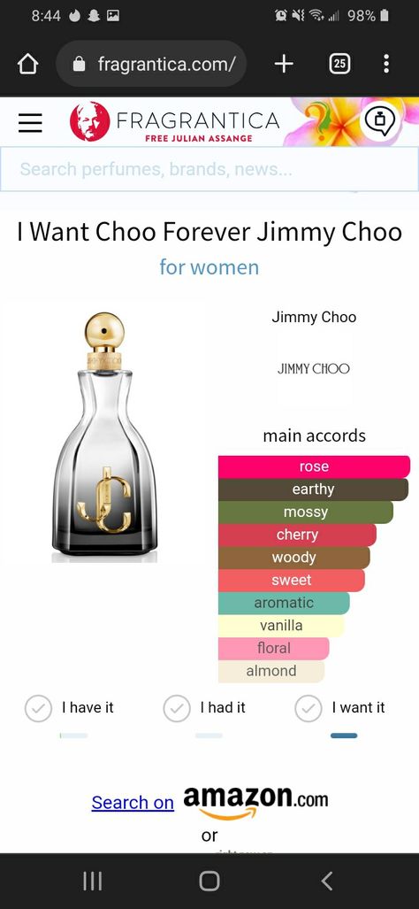 Jimmy Choo Forever Perfume, Jimmy Choo I Want Choo Forever, Jimmy Choo I Want Choo, Jimmy Choo Perfume, Fragrances Perfume Woman, Perfume Collection Fragrance, Perfume Scents, Perfume Lover, Perfume Collection