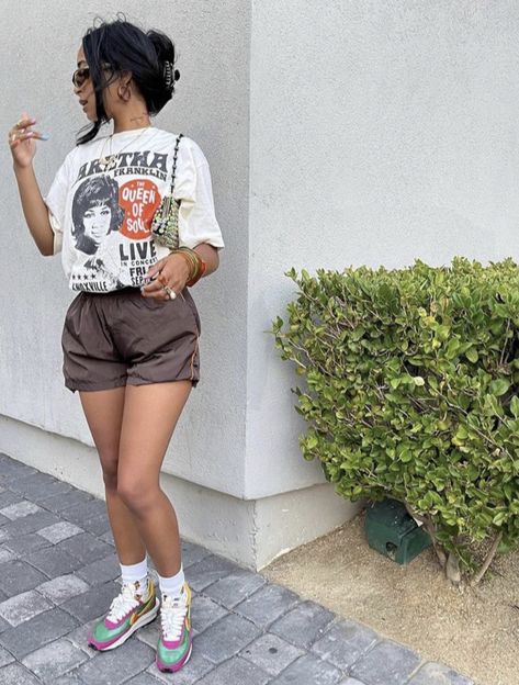 Chill Outfits, Looks Black, Streetwear Fashion Women, Tomboy Fashion, Baddie Outfits Casual, Cute Simple Outfits, Summer Fashion Outfits, Looks Style